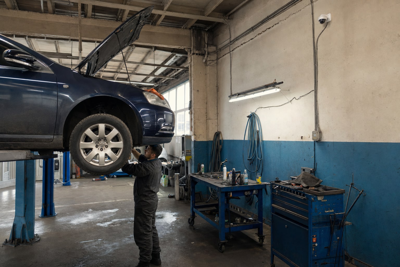 Видеонаблюдение для автосервиса, мойки, шиномонтажа
