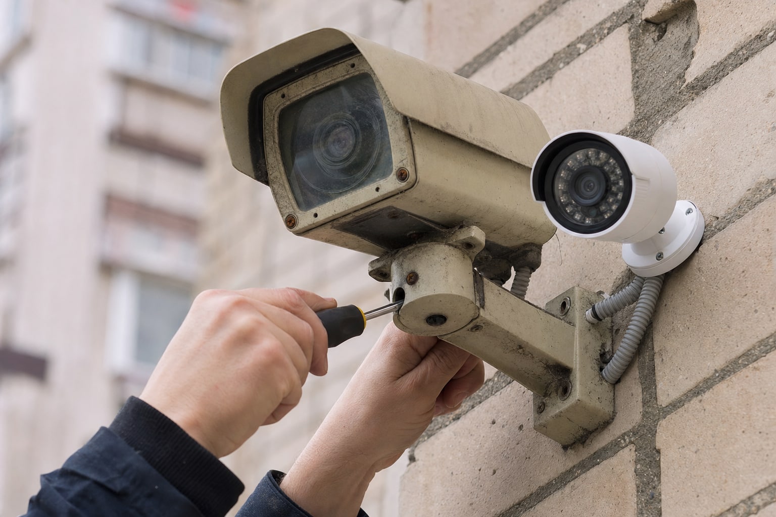 Модернизация системы видеонаблюдения в доме: экономия 40% на трассах